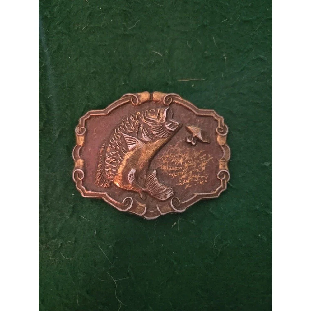 Vintage Brass Belt Buckle 